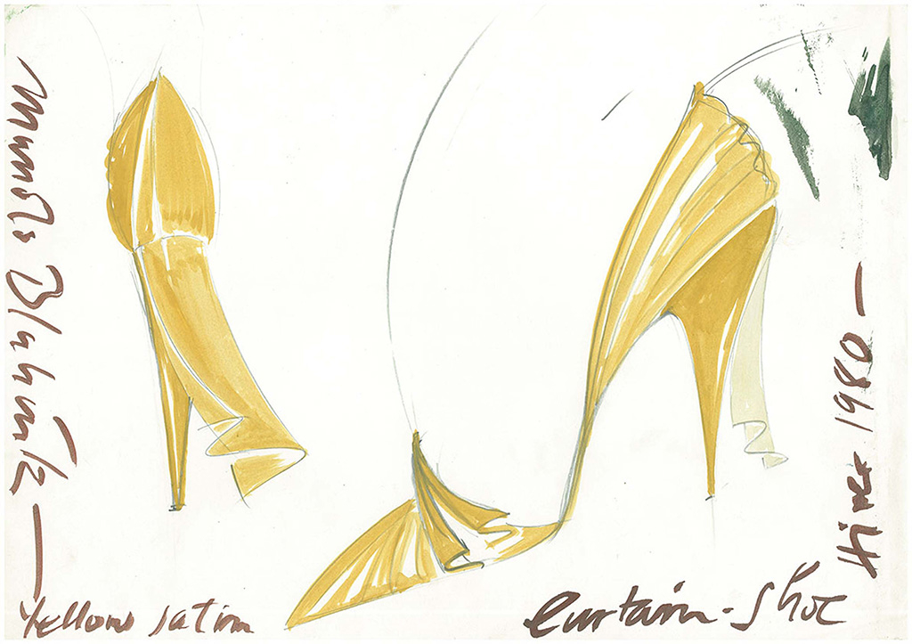 CURTAIN SHOE | Autumn / Winter 1980 - Art in VR