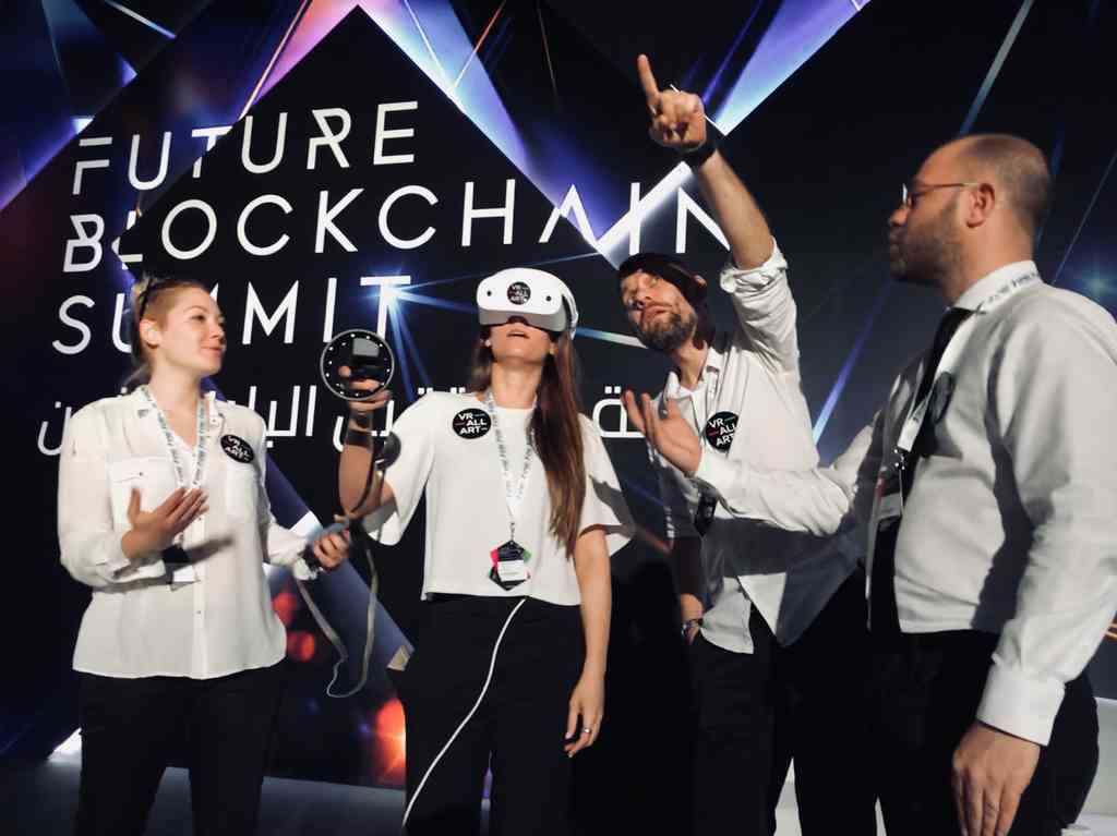 Dubai Future Blockchain Summit was an amazing show VRAllArt